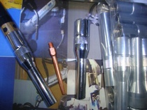 Fine diameter long nozzle for automatic welding robot fine diameter long nozzle for narrow welding path 350A