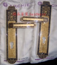 Elegant Bronze Lock Han Wind Series AS2011-C0507-25 Ice Blossom Ancient Bronze Room Door Entrance Door