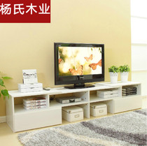 Double extraction telescopic TV cabinet simple combination TV cabinet living room fashion floor cabinet TV cabinet with storage can be customized