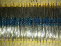 Metal Resistance 30K 1 4W 1000PCS qi shou minimum packaging 5K