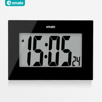 Large screen display electronic desk clock alarm clock digital mute desk clock can be set up and can be hung on the wall clock