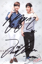 Oriental Shenshi Max Shen Changmin U-Know Zheng Yunhao autographed original promotional photos of Siro Duty Free Shop