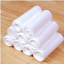 Roll bag cleaning bag breakpoint type environmental protection garbage bag medium point broken garbage bag white garbage bag 50X60