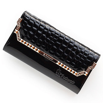 New counter Paul Knight three-fold wallet wallet wallet womens wallet