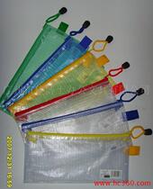 A6 notes mesh bag cloth zipped mesh bag durable document bag 11 *23 5cm