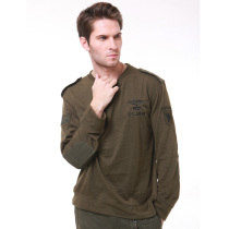 Allied outdoor military fans clothing mens autumn and winter cotton leisure long sleeve T-shirt additional single wear base shirt