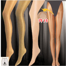 WJX Dance Splendid Splendid Korean Womens Skin Color Bodybuilding Dance Beautiful Leg Shine Pant Socks Promotion