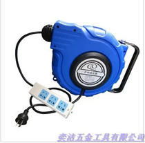 Reel - pipe 19 m automatic shrinkable retractable drum three - core line bull plug in car maintenance wire