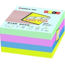 (Official license)Comix D5005 3x3 four-color mixed note stickers (400 sheets)Post-it notes