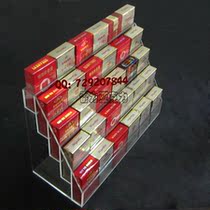 Acrylic smoke rack Plexiglass trapezoidal display rack cashier convenience store smoke rack Supermarket display rack shelf