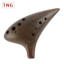 Taiwan TNG twelve-hole alto G 12AG purple sand boutique professional performance Ocarina