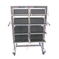 Anti-static trailer PCB board trailer can be equipped with 16 hanging basket SMT turnover car factory direct sales