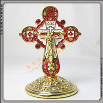 Exquisite gold-plated car decoration with seat bitter image (red)