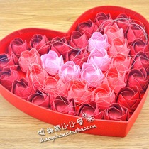 Kawasaki Roses 34 Paper roses gift box Material package Finished set(Love you forever)