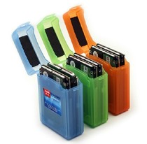 2 5-inch transparent hard drive protection box double-layer protective cover hard disk storage box pp box shockproof anti-drop and moisture-proof