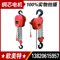 Electric chain hoist electric inverted chain chain electric hoist DHS type electric hoist group hanging electric hoist