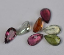Natural tourmaline naked stone color fire 3*5 color variety vs-vvs Special