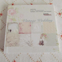 Vintage Wedding Series 6 inch Childrens Handmade Origami Pattern Book Derivative Paper Background Paper Cardboard Can be used as a greeting card