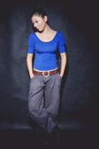 Metropolitan Red Warbler 5071 Princess sleeve body-made utility-style utility-style T-shirt dance with body-style body workout dance