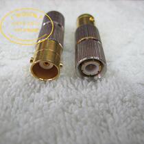 All copper gold-plated BNC female head turns L9 male head