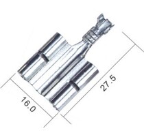 DJ228-3 5A car connector Terminal 3 5 double hole socket 3 5 car connector socket terminal