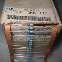 VISHAY BC 3 6K 3K6 Fever Resistors 10 3 5 yuan (0 25W Volume 0 6W Specification)