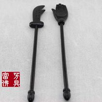 Buddhist Supplies Buddhist Wares for Taiwans Bocan Hall Black Honolulu Dieter Monastery Law Will Be Out Of Black Sandalwood Knife Hands