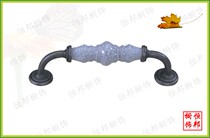 Ceramic handle furniture handle cabinet handle gourd-shaped crack handle cabinet door handle