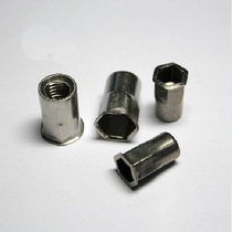 Stainless steel riveting nut countersunk head hexagonal pull cap 10 M3-M12 with matching pneumatic pull cap gun