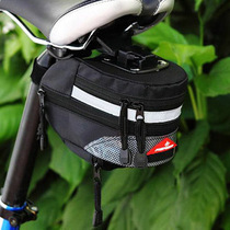 Bike with bag riding bag Cushion Bag Bike Tailbag Expandable Integrated Mountain Bike Tailbag Riding