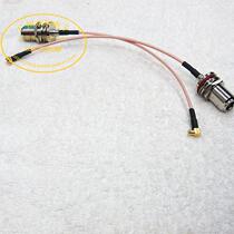 N-K N-type female M16*1 0 Female 28mm to MCX-JW(MCX male elbow) 50-1 5 Silver plated wire