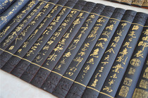  Bamboo slips lettering Yue Fei before and after the master table Celebrity hanging paintings Chinese wall decoration Historical and cultural decoration Calligraphy decoration