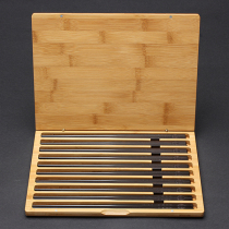 NEWREA NEW SHARP WUMU Chopsticks Wedding Chopsticks Wedding chopsticks Wedding Chopsticks Suit Red Wood Chopsticks