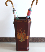 Antique umbrella barrel nostalgic storage barrel hotel umbrella stand Villa umbrella barrel retro umbrella barrel vintage umbrella barrel Ming and Qing furniture