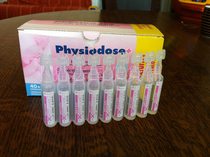 20 bottles of Physiodose infant eye and nose cleaning liquid Single bottle of nasal congestion liquid purchased in France on the way