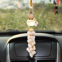 Fruit Qi Crystal gourd car pendant car perfume pendant gourd peach wood car accessories car ornaments