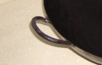 Wok Pan Pan ear iron ear welding ear