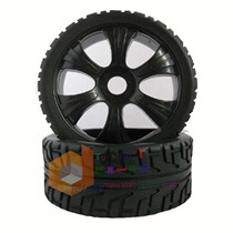New Chinese mainland other toys 1 to 8 road tires TEAM flat running cross-country speed tires 8 cars