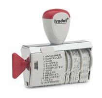 Trodat 1117L4L5 Adjustable date Document Management Accounting Bank Cash Cheque Receipt Payment Stamp 