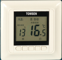 TM603 LCD display central air conditioning thermostat temperature controller three-speed switch fan coil