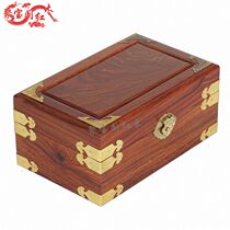 Promotion Jubaoge mahogany boutique jewelry box red sandalwood carving jewelry jade ring storage box