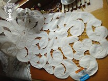 Foreign trade Export UK original single full cotton colour full of work disc with buckle lock hollowed-out table flag cover towel tea towel ex-gratia