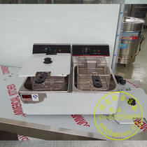 JS-11L-2 double cylinder double screen electric fryer commercial electric fryer stinky tofu string Fryer snack equipment