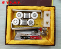 4-wheel Ferrari luxury pure nylon stainless steel hanging wheel sliding door wheel silent sliding sliding door