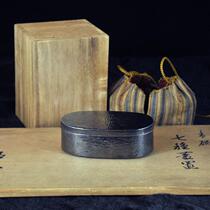 (Goro Saburo sterling silver box) sterling silver hand Mallet eye incense box incense Tao utility can put agarson 49g