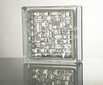 Jinghua ultra-white hollow glass brick partition wall curtain wall good privacy square mosaic hot selling