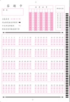 Exam dedicated 100 question answer card (Machine reader card) 500 design custom answer card software