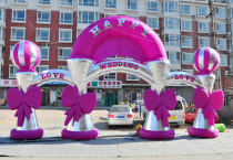  Shenyang wedding wedding supplies air mold inflatable arch exclusive original princess door