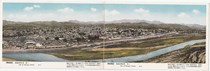 Old Postcard Hot River Chengde Panoramic Color 5 Pieces Of Color