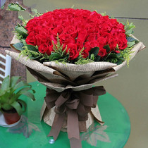 Yongzhou Flower Shop 99 red rose Qiyang Dongandao County sent flowers zero Lingdao County Jianhua flowers Tongcheng Express